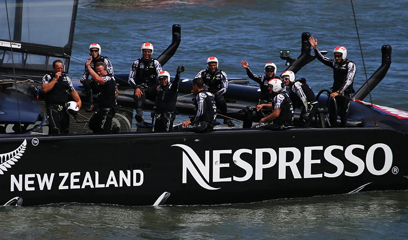 Emirates Team Nz Win The Louis Vuitton Cup