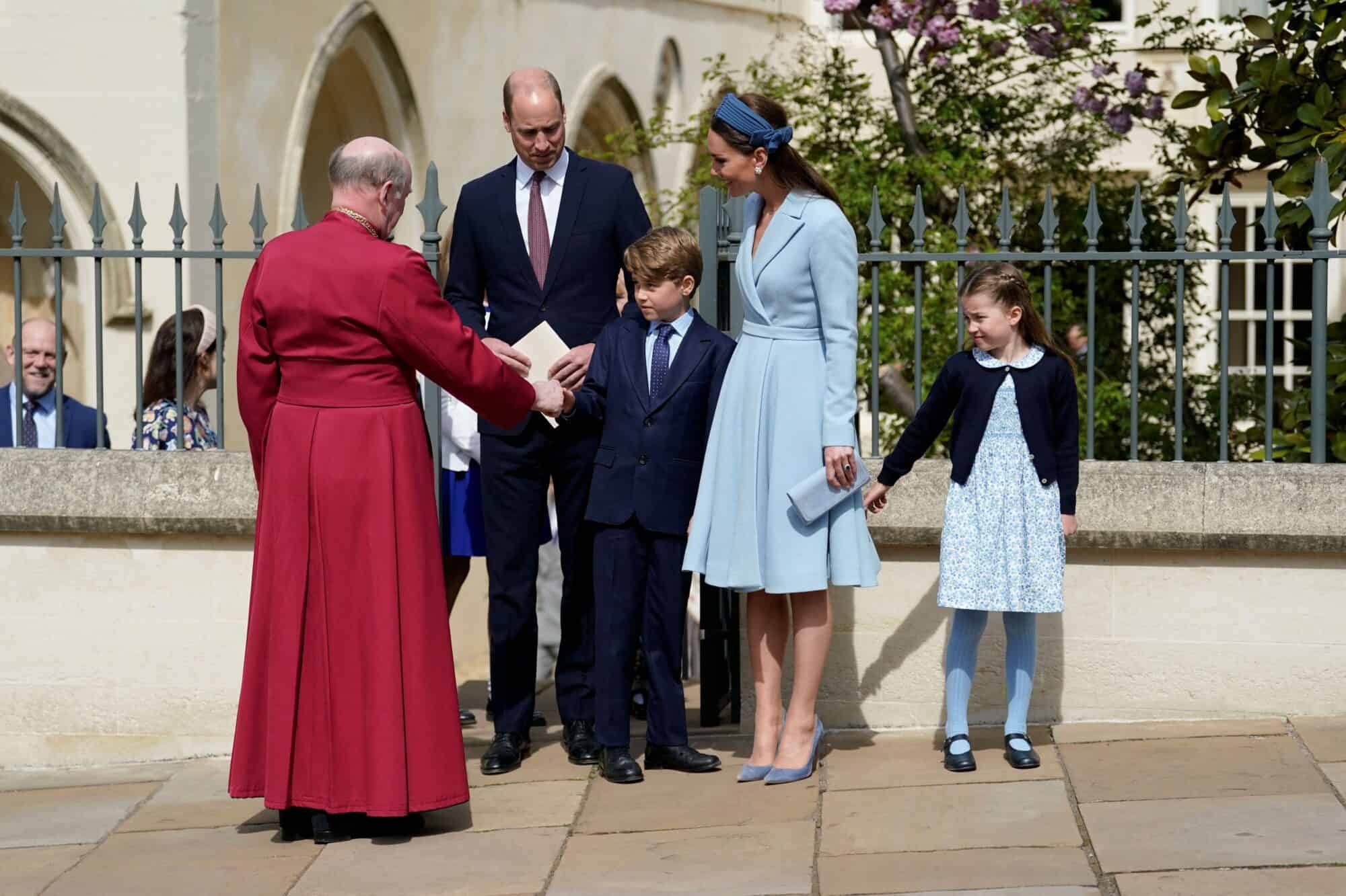 The Royal family celebrate Easter with service at St. Chapel