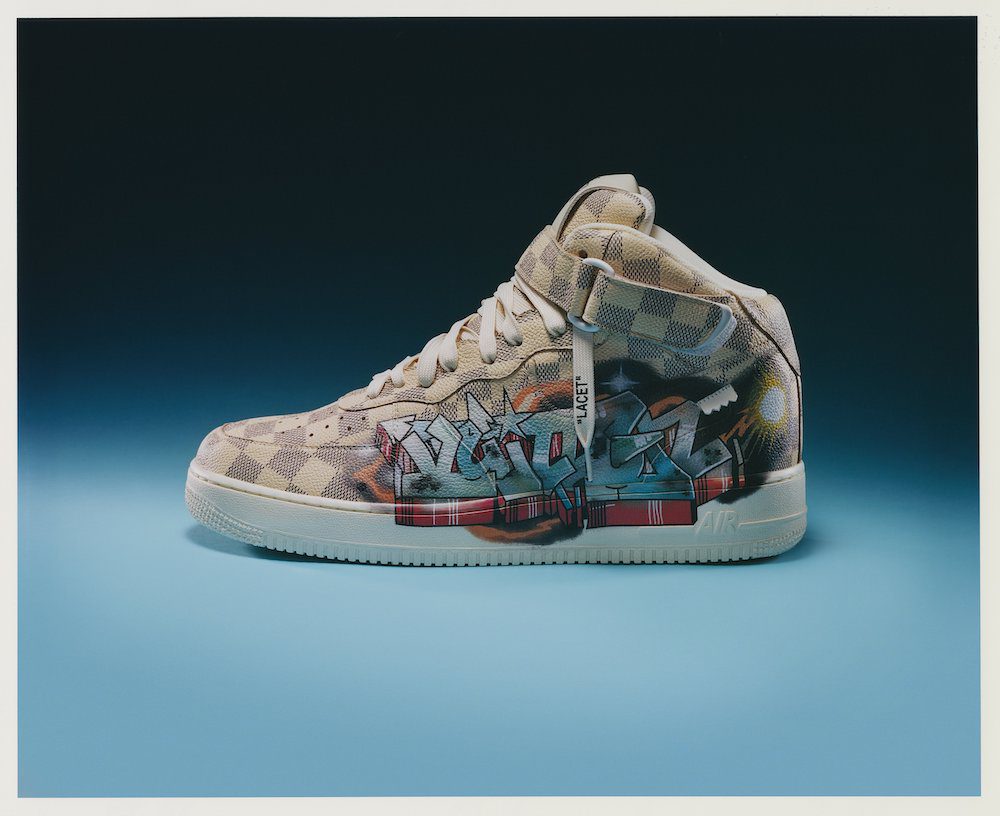 Louis Vuitton and Nike „Air Force One“ by Virgil Abloh #lvandnike in  Brooklyn, New York City 