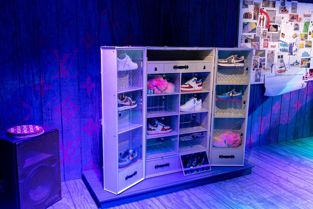 Louis Vuitton & Nike 'Air Force 1' by Virgil Abloh exhibition opens in NYC