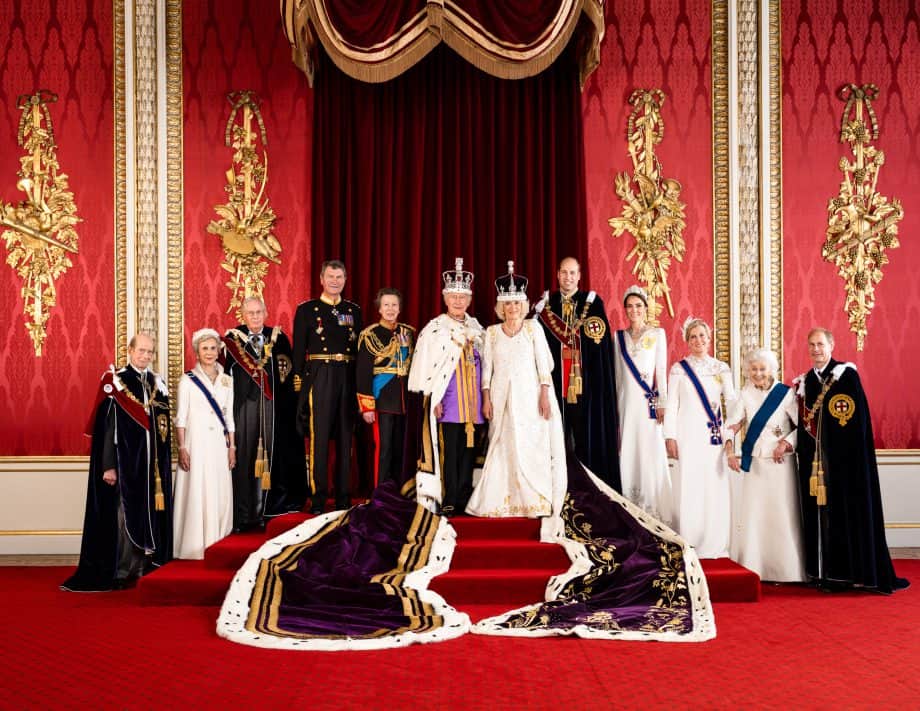 Official coronation portraits released as King Charles offers 'sincere
