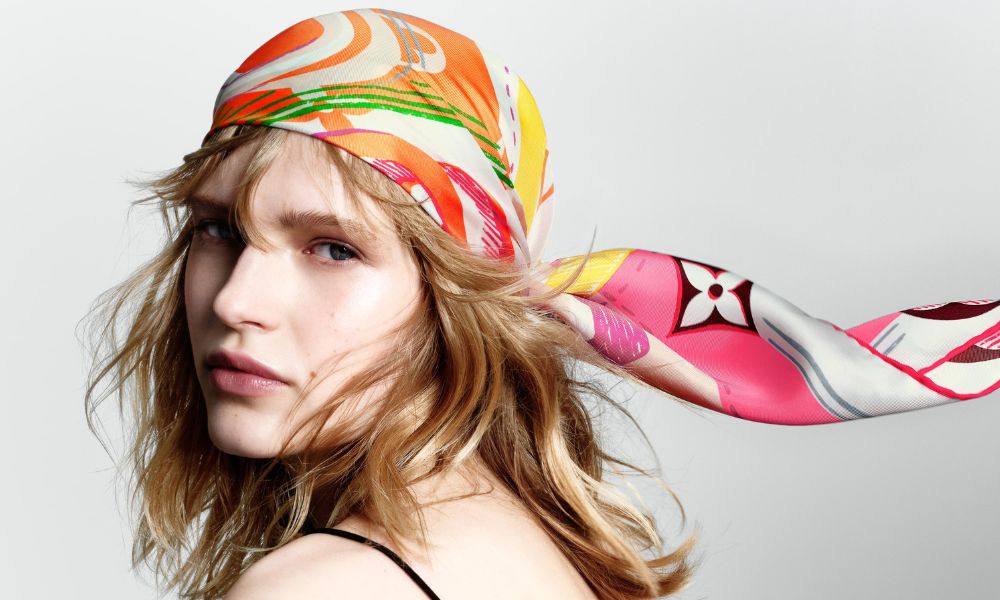 Louis Vuitton's new campaign encourages scarf styling creativity