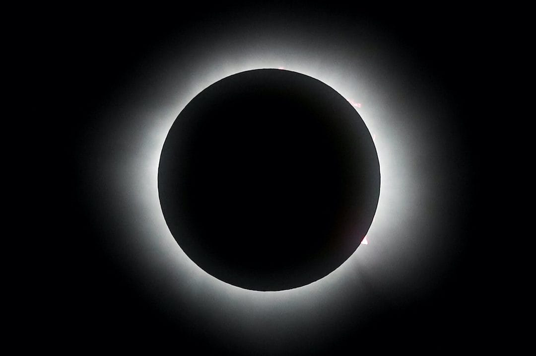 In pictures Total solar eclipse darkens the skies in North America