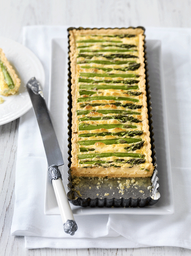 Vegetarian Asparagus & Gruyere Tart