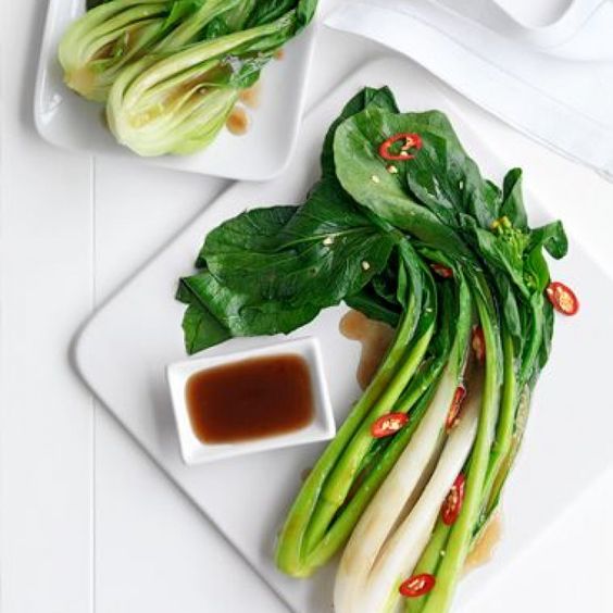 Gai Lan with Oyster Sauce and Chilli