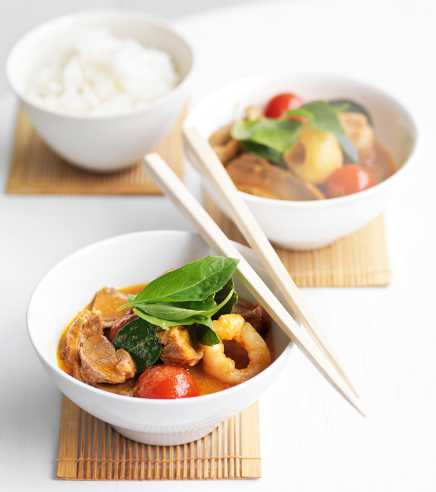 Thai Red Duck Curry with Lychees