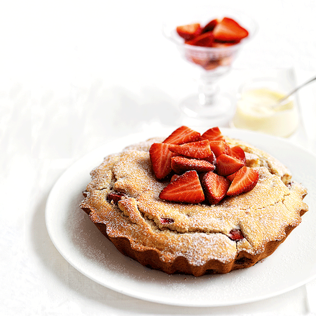 Baked Strawberry Pancake