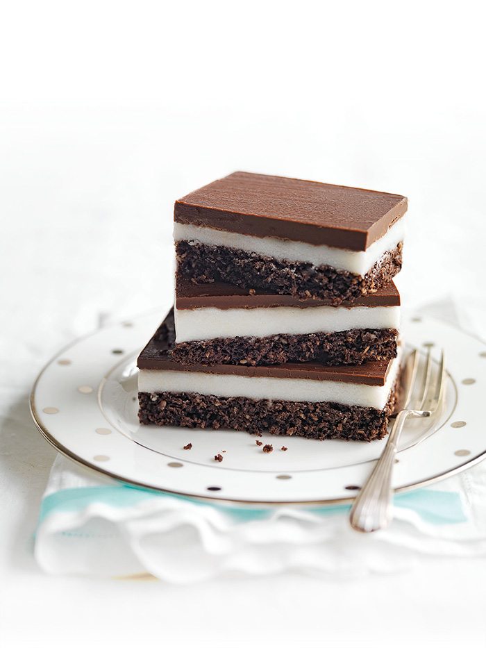 Chocolate Peppermint Slice Recipe | By MiNDFOOD