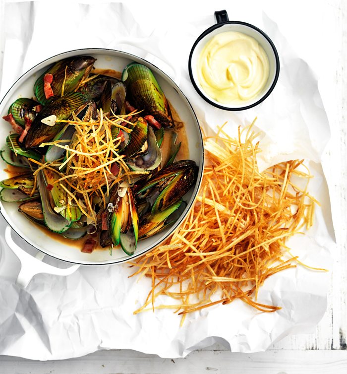 Green-Lipped Mussels & Frites