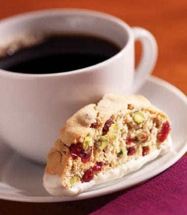 Cranberry and Pistachio Biscotti Recipe