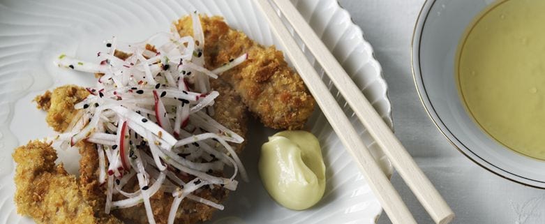 Pork Tonkatsu with Wasabi Mayonnaise