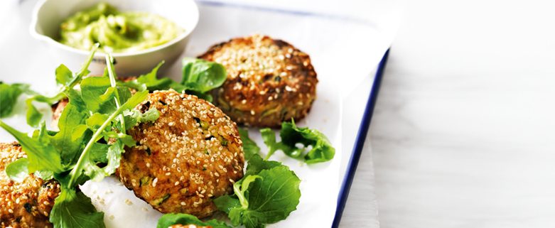 Sesame Chicken with Guacamole