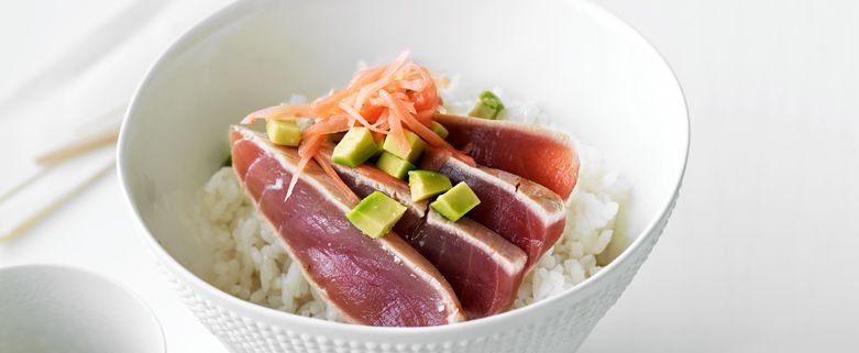 Tuna Sushi in a Bowl