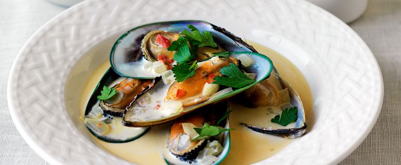Belgian Mussels  with Pommes Frites  and Mayonnaise