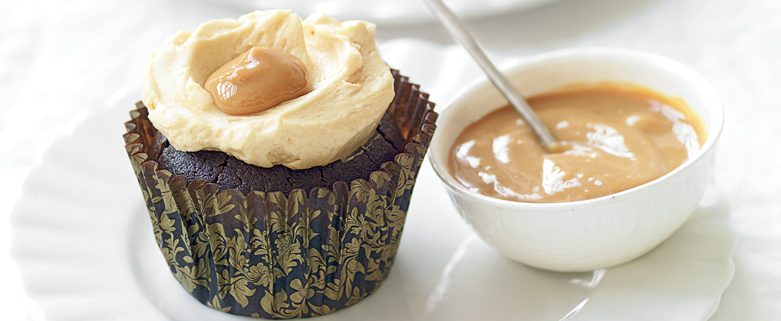 Chocolate and Caramel Cupcakes