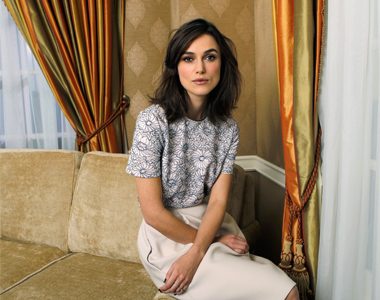 Keira Knightley poses for a portrait while promoting the upcoming movie "Anna Karenina" in Los Angeles. REUTERS/Mario Anzuoni