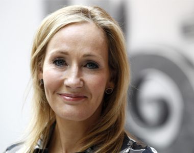 British writer JK Rowling, author of the Harry Potter series of books, poses during the launch of new online website. Suzanne Plunkett