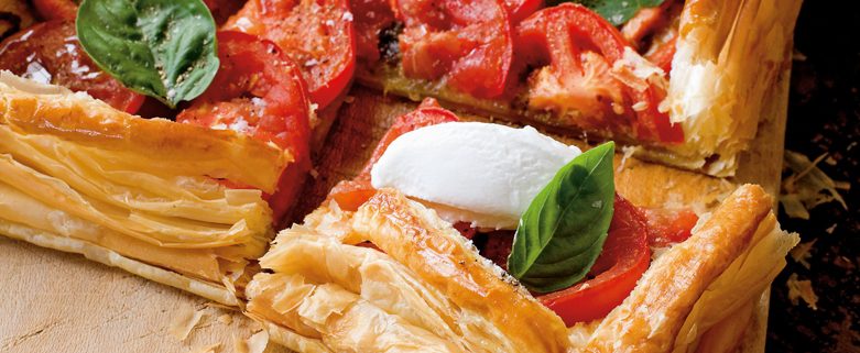 Tomato and Goat’s Curd Tart