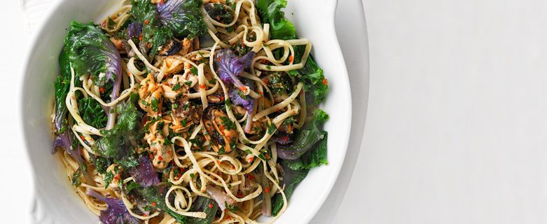Mussel and Kale Pasta Recipe