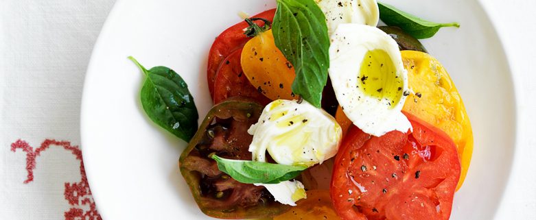 Mixed Tomato and Bocconcini Salad
