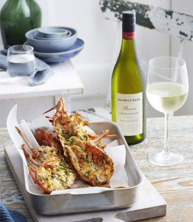 Rock Lobster with Shallot, Chive and Chardonnay Butter