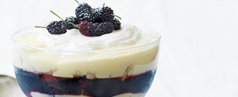 Mulberry Trifle