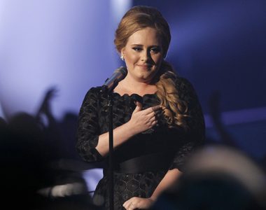 Adele performs "Someone Like You" at the 2011 MTV Video Music Awards in Los Angeles