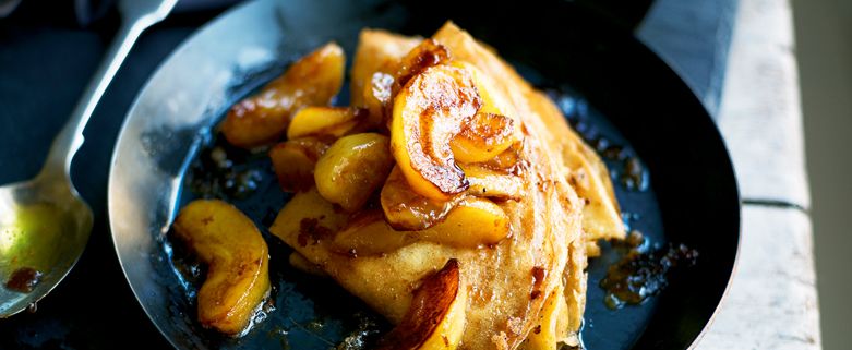 Apple Calvados Pancakes