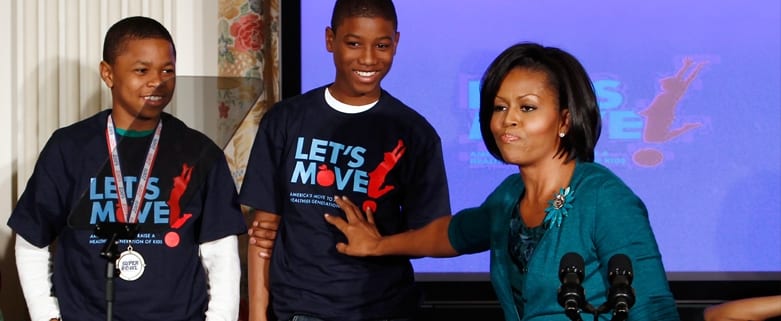 Obamas tackle childhood obesity