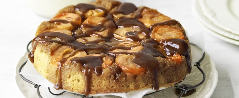 Apricot and Almond Upside-Down Cake