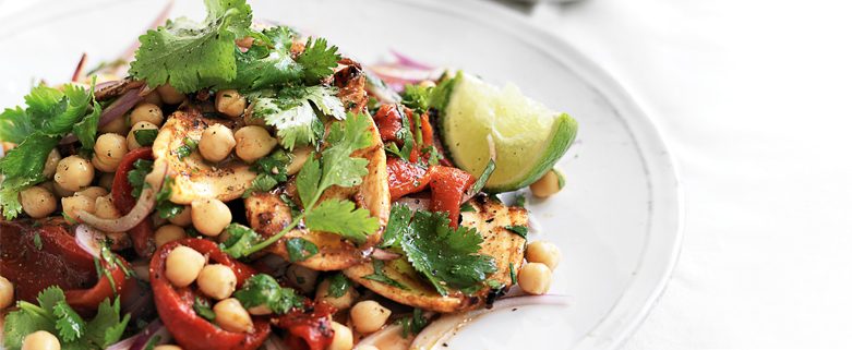 Chargrilled Calamari with Chickpeas