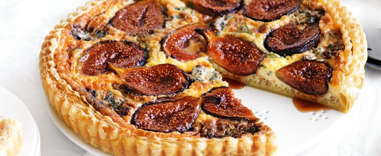 Caramelised Fig & Blue-Cheese Tart