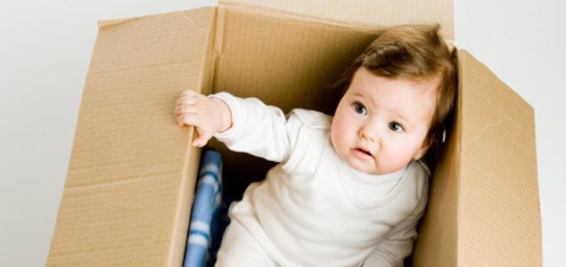 Finnish babies start life in cardboard box