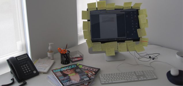 A sub-editor’s guide to surviving deadline (with the help of a Post-it® sunflower)