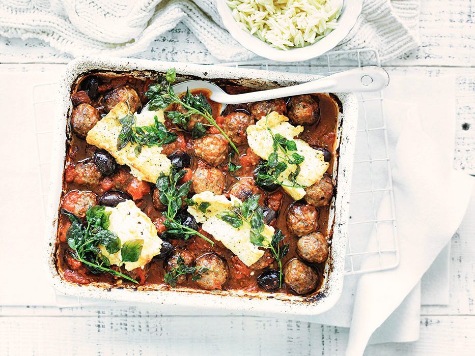 Baked Lamb Meatballs with Pasta | MiNDFOOD