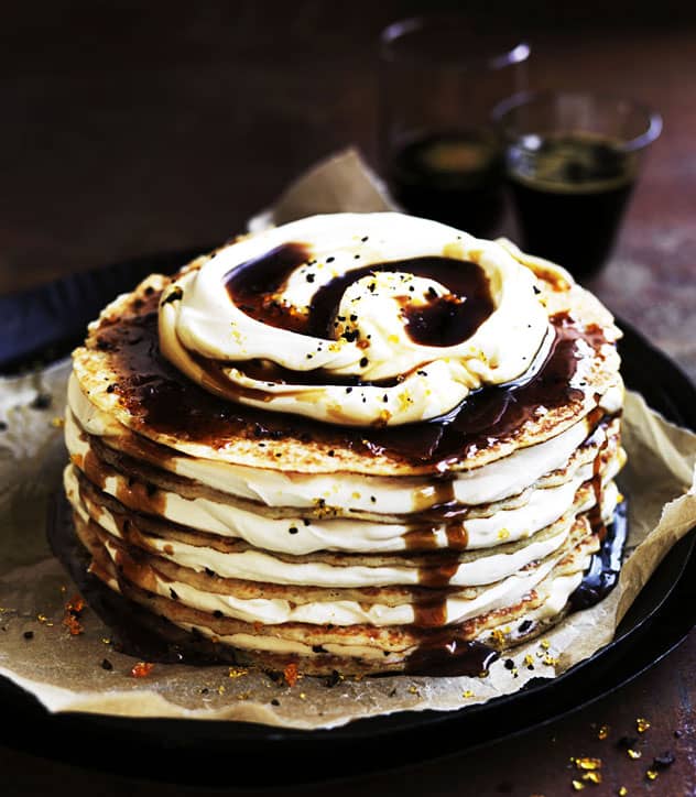 Coffee Crepe Cake