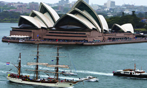 International Fleet Review sails into Sydney harbour