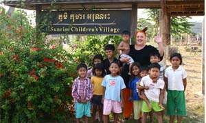 Geraldine Cox and the Sunrise Children’s Village