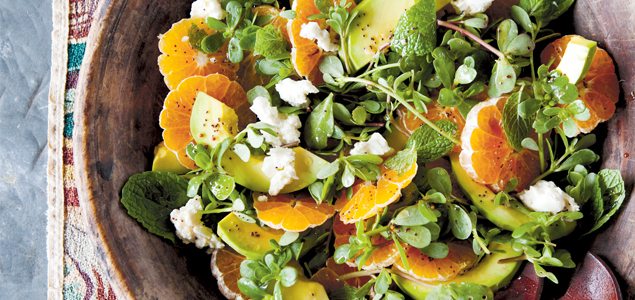 Avocado and Tangerine Salad with Jalapeno Vinaigrette | MiNDFOOD