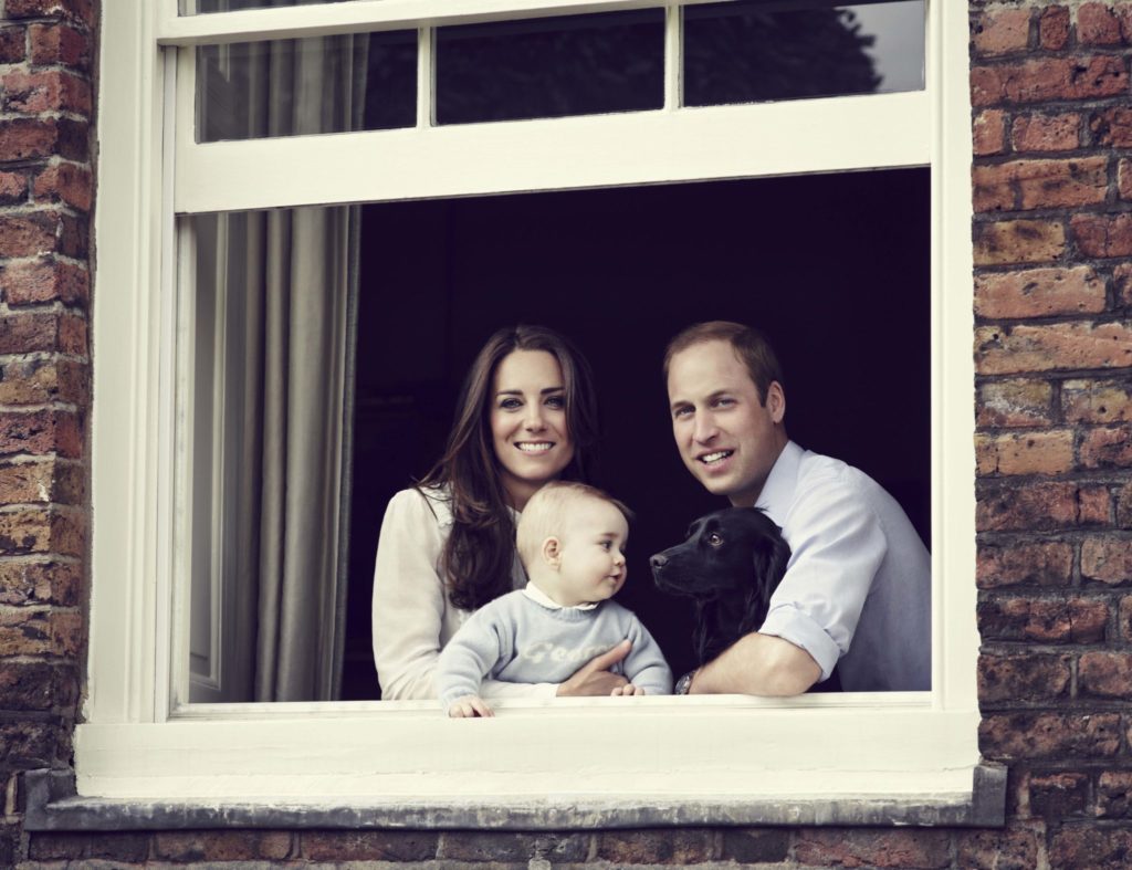 Young British Royals pose for family portrait