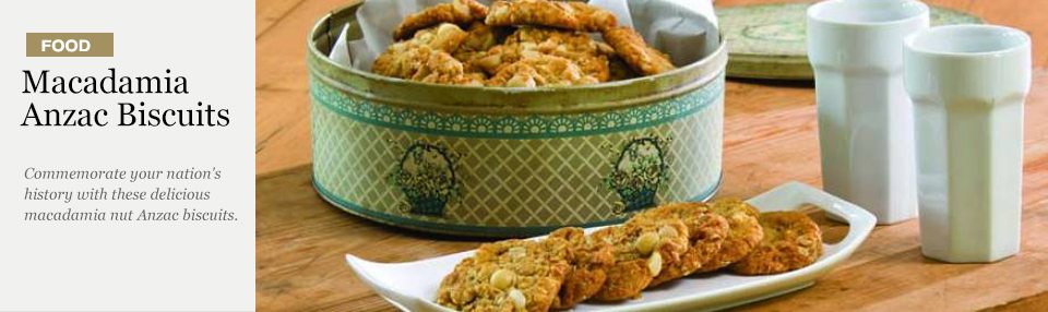 ANZAC Biscuits with Macadamias