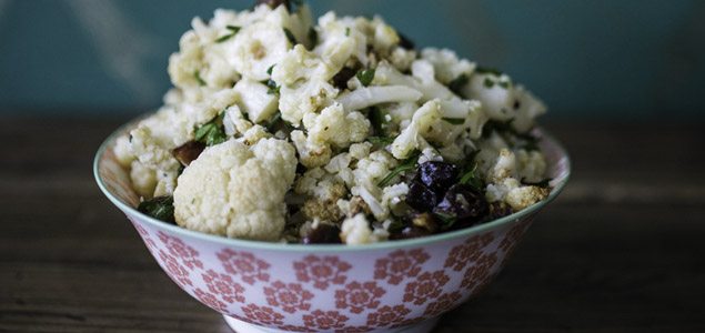 Botanica’s Roasted Cauliflower, Date and Parsley Salad