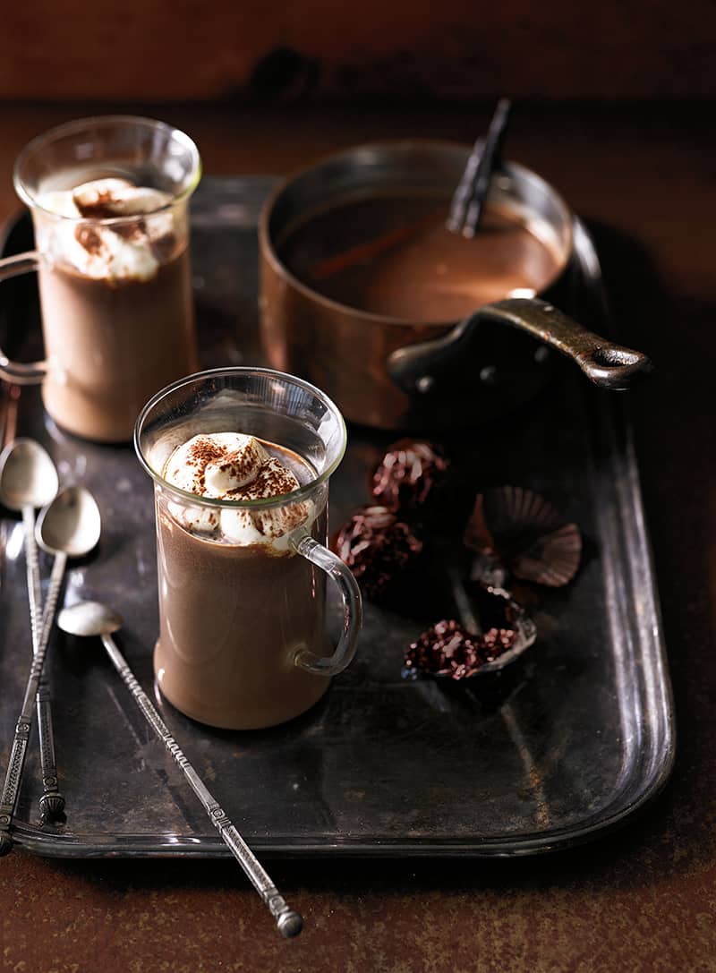 Spiced Boozy Hot Chocolate