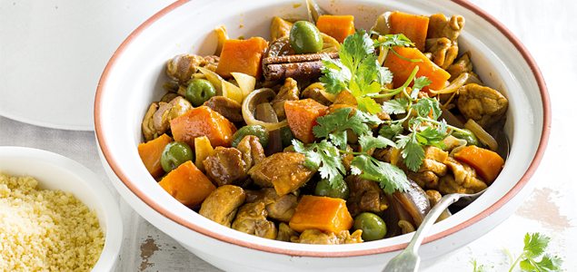 Sweet Potato and Chicken Tagine