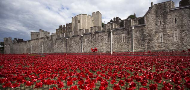 Tower of London commemorates WWI centenary with art installation