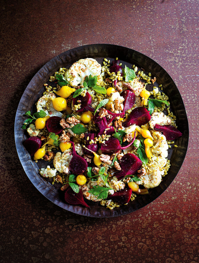 Cauliflower Salad with Sweet & Sour Beetroots Recipe