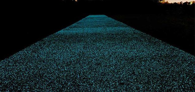 Feel safer at night thanks to these new sparkling sidewalks