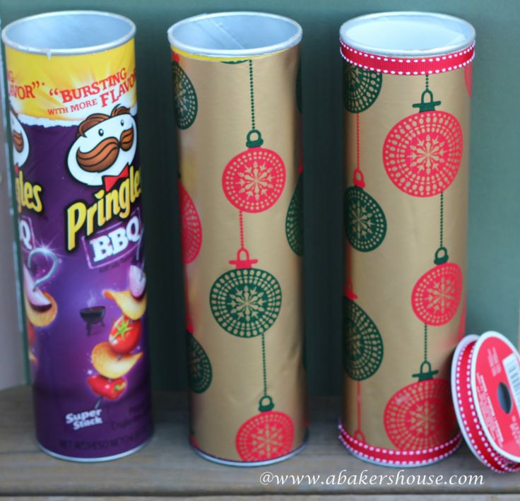 Crisps canisters make great gift containers. From abakershouse.com