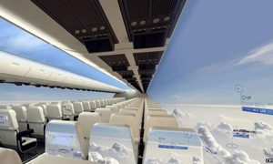 Windowless aircraft, the future of travel