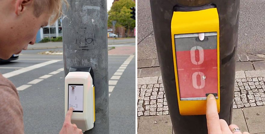 Fancy a game of pong? Invention allows strangers at crossings to play game